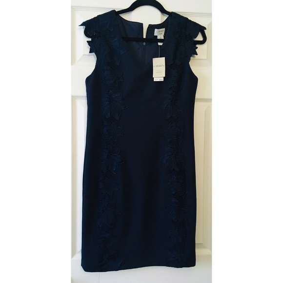 Carmen Marc Valvo Dresses & Skirts - 🔥Navy Gorgeous Dress